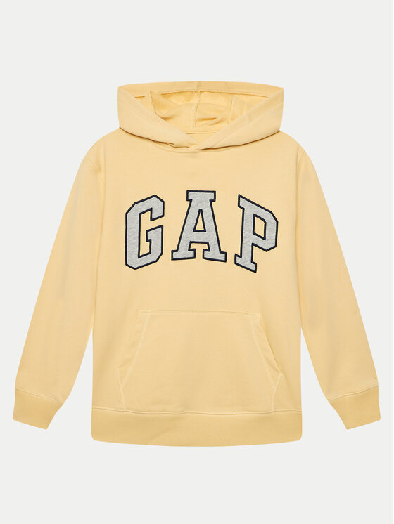 Gap Gap Majica dugih rukava 885742 Žuta Regular Fit