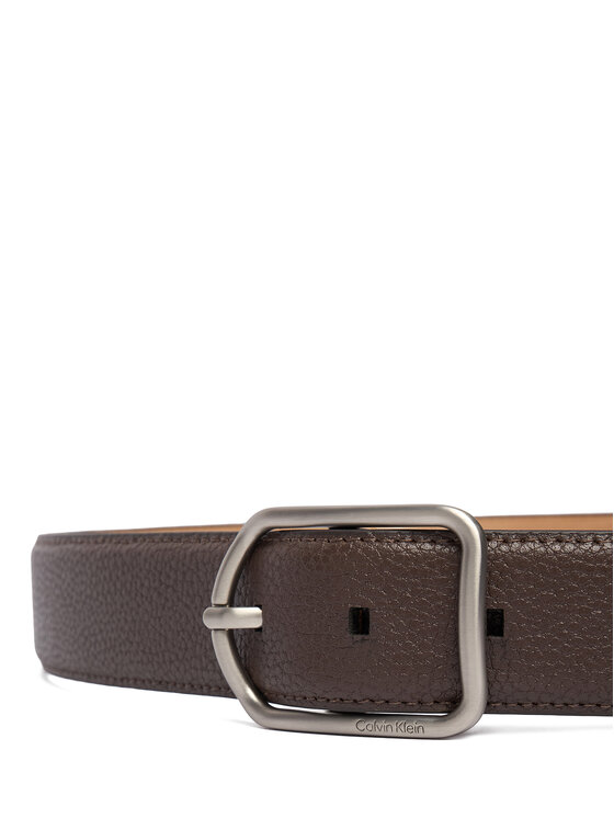 Calvin Klein Calvin Klein Pánsky opasok Round Buckle 35Mm LV04D7024G Hnedá