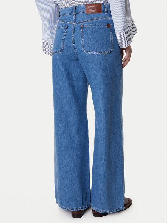 Weekend Max Mara Weekend Max Mara Jeansy Vega 2615181041 Niebieski Wide Leg