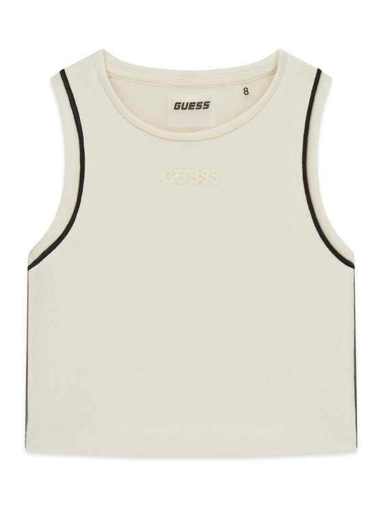 Guess Top J6GI37 KF972 Alb Slim Fit
