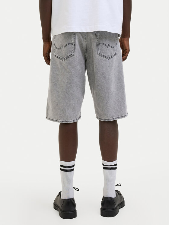 Jack & Jones Jack & Jones Jeansshorts Ron 12278463 Grau Regular Fit