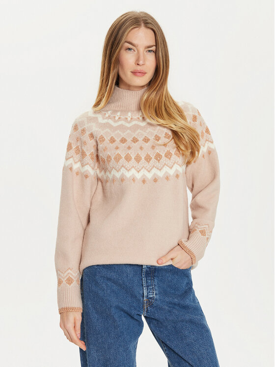 Brave Soul Brave Soul Sweater LK-248FABIO Bézs Regular Fit