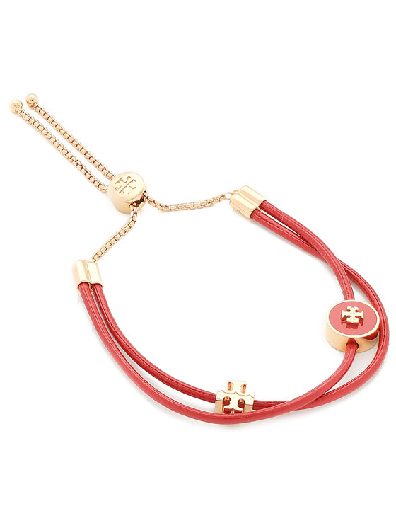 Tory Burch Tory Burch Náramok Kira Enamel Slider 61683 Červená