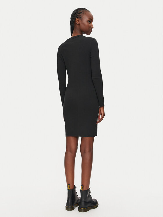 HUGO Hugo Kasdieninė suknelė Nemalia_1 50518385 Juoda Slim Fit