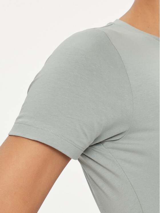Pepe Jeans Pepe Jeans Majica New Virginia PL505202 Zelena Slim Fit