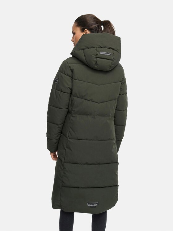 Navahoo Navahoo Kurtka zimowa Schokokuss Zielony Regular Fit