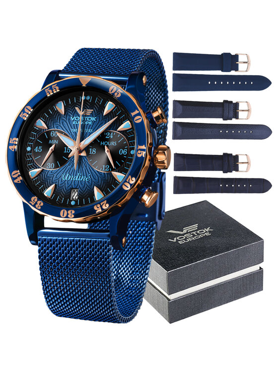 Vostok Europe Vostok Europe Zegarek VK64-515E628B1 Niebieski