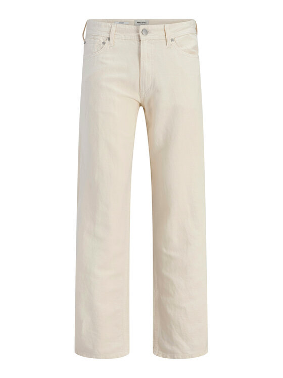 Jack & Jones Jack & Jones Szövet nadrág Chris 12293296 Világos bézs Loose Fit