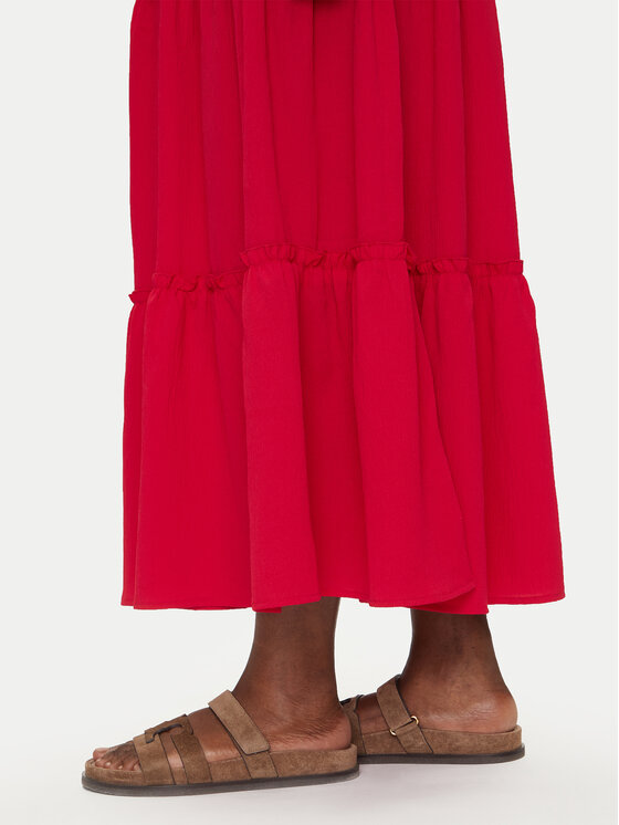 Iconique Iconique Sommerkleid IC25-009 Rot Regular Fit