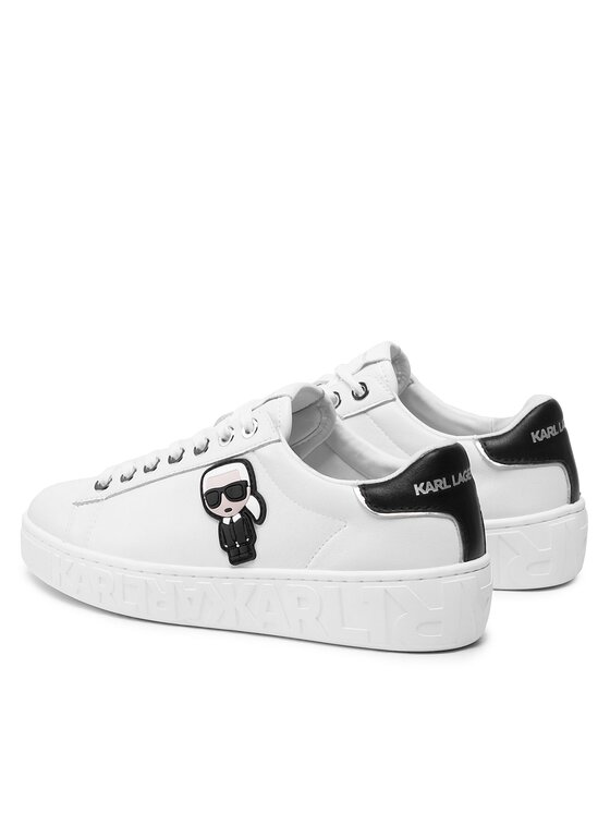 KARL LAGERFELD KARL LAGERFELD Laisvalaikio batai KL61030A Balta