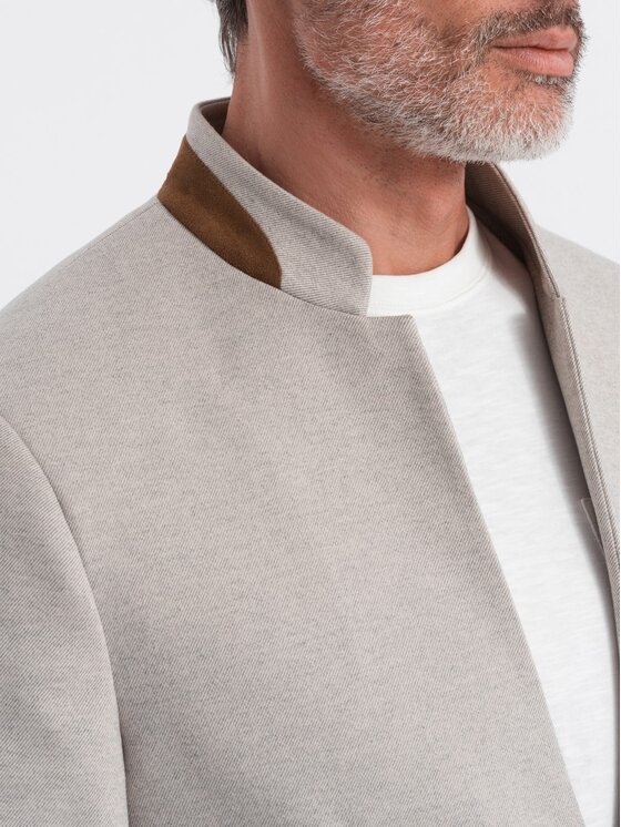 Ombre Ombre Sako OM-BLZB-0131 Béžová Regular Fit