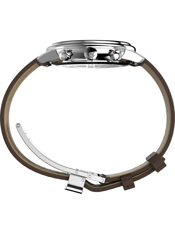 Timex Timex Zegarek TW2Y23500 Brązowy