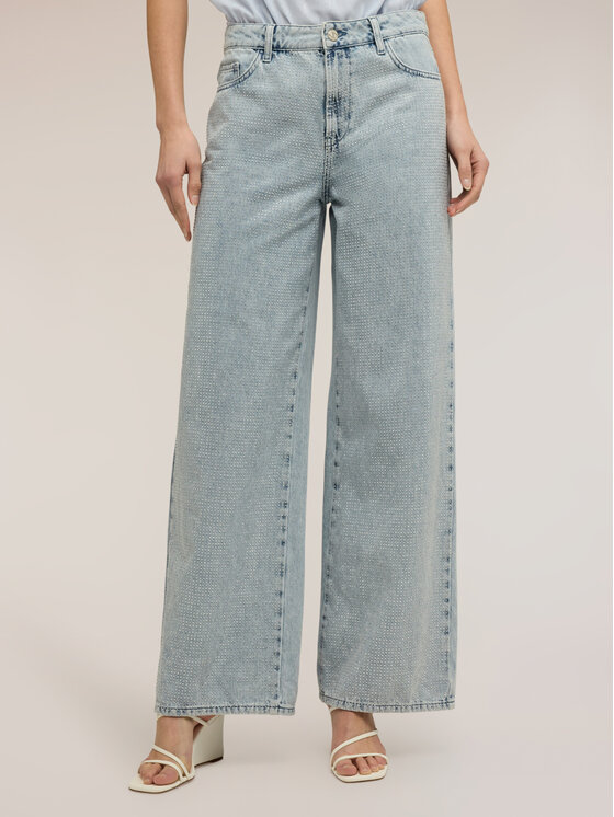 Motivi Motivi Jeans P461Q004473N004 Turchese Over Fit