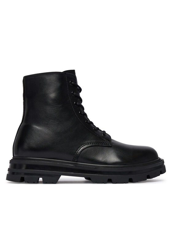 Guess Guess Schnürschuhe FMFGAD LEA10 Schwarz
