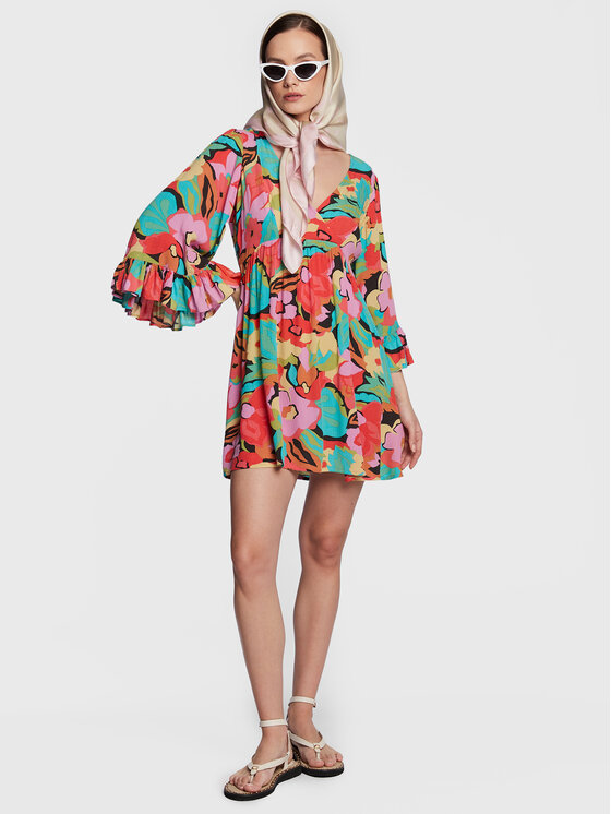 Billabong Billabong Φόρεμα καθημερινό After Time EBJWD00110 Έγχρωμο Regular Fit