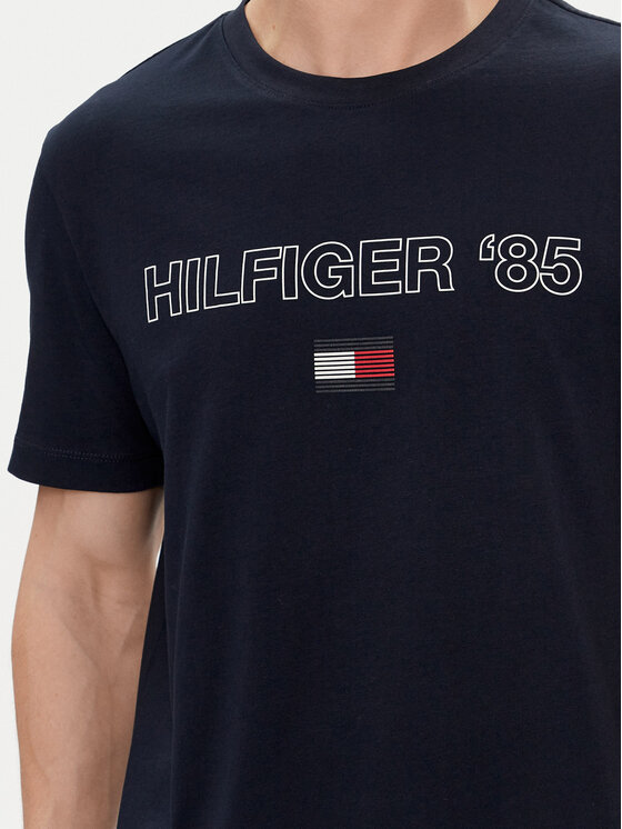 Tommy Hilfiger Tommy Hilfiger Póló 85' MW0MW34427 Sötétkék Regular Fit