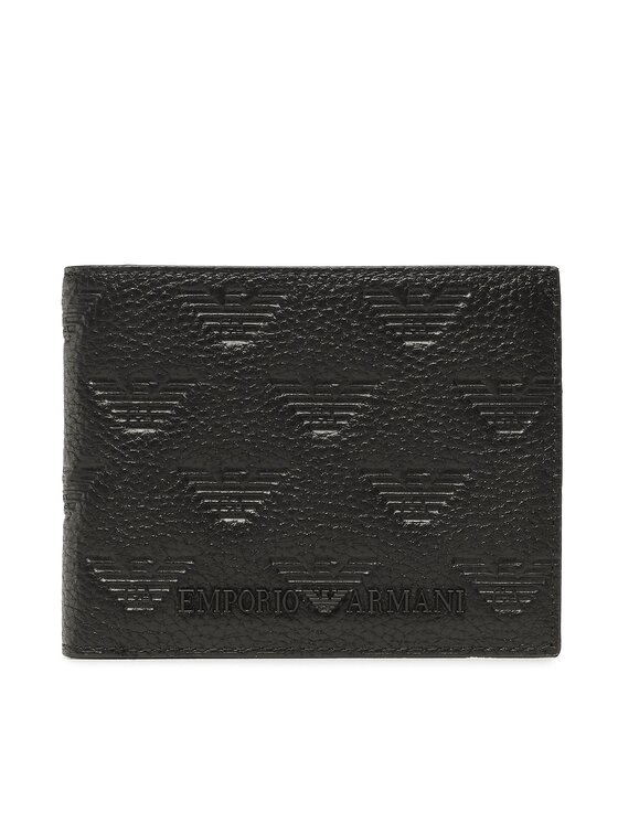 Emporio Armani Голям мъжки портфейл YEM176 Y142V 81072 Черен