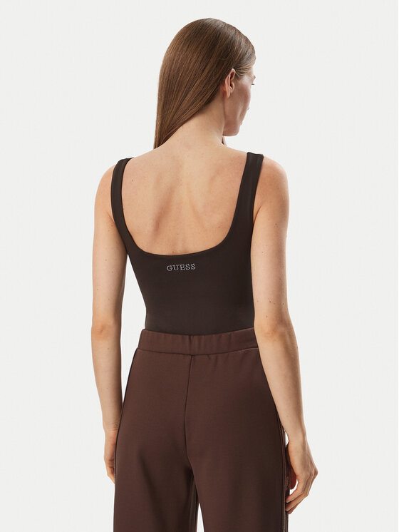 Guess Guess Боді V6YP17 K4709 Темно-коричневий Regular Fit