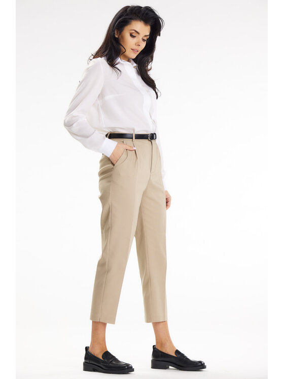 Awama Awama Bluza A652 Biały Basic Fit