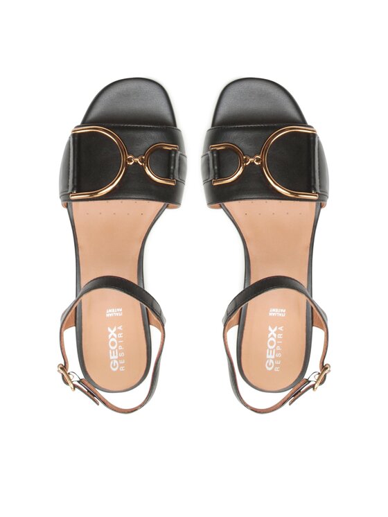 Geox Geox Sandále D New Eraklia 50 D35RNB000TUC9999 Čierna