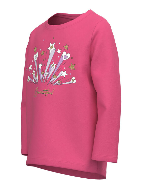 NAME IT NAME IT Μπλουζάκι 13218932 Ροζ Regular Fit