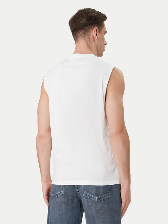 Calvin Klein Jeans Calvin Klein Jeans Tank top LV04RF273G Alb Slim Fit
