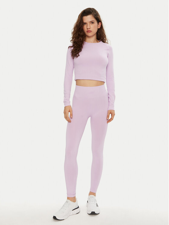 4F 4F Lenjerie de corp termoactivă partea de sus 4FWAW24USEAF152 Violet Slim Fit
