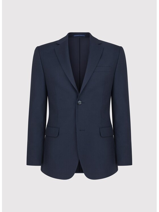 Pako Lorente Pako Lorente Marynarka P25WP-3G-016 Granatowy Super Slim Fit