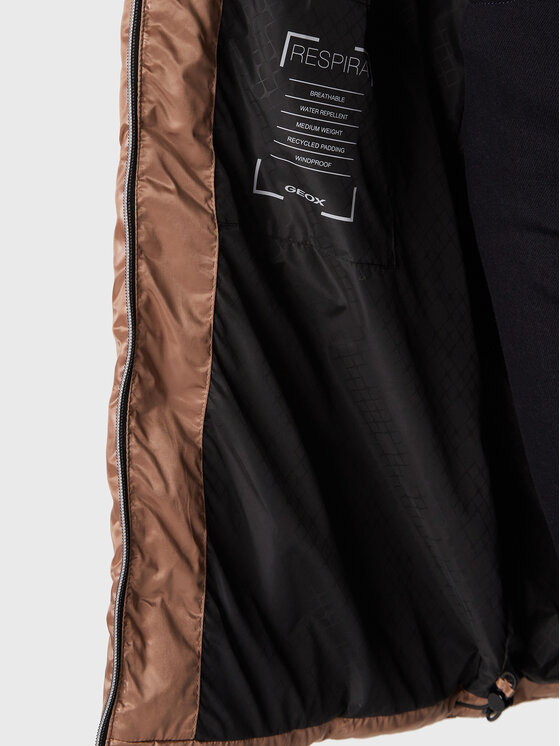 Geox Geox Μπουφάν χειμωνιάτικο Becksie W2628H T2843 F5239 Καφέ Regular Fit