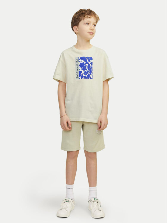Jack&Jones Junior Jack&Jones Junior T-krekls Jormarbella 12257641 Écru Loose Fit