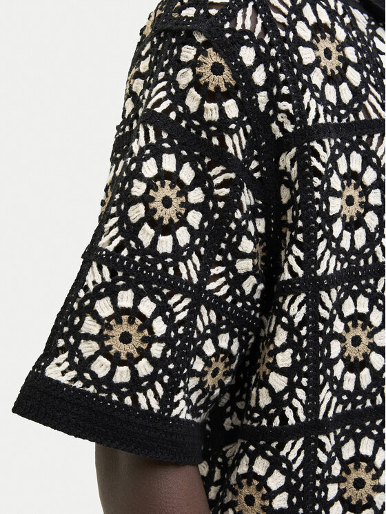 Jack & Jones Jack & Jones Košulja Cartagena 12278724 Crna Loose Fit