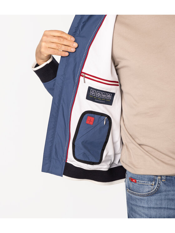 Lee Cooper Lee Cooper Kurtka bomber SERGIO 8320 Niebieski Regular Fit