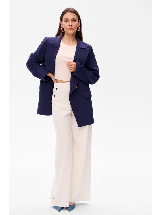 blue shadow blue shadow Marynarka Endorfina Granatowy Regular Fit