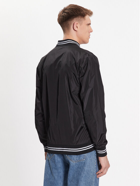 47 Brand 47 Brand Kurtka bomber New York Yankees Wordmark 47 Drift Track Jacket Czarny Regular Fit