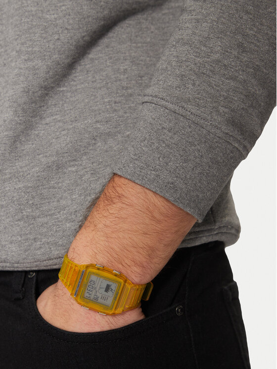 Timex Timex Ρολόι Q Timex Lca X Fortnite® Chronograph TW2W96600 Κίτρινο