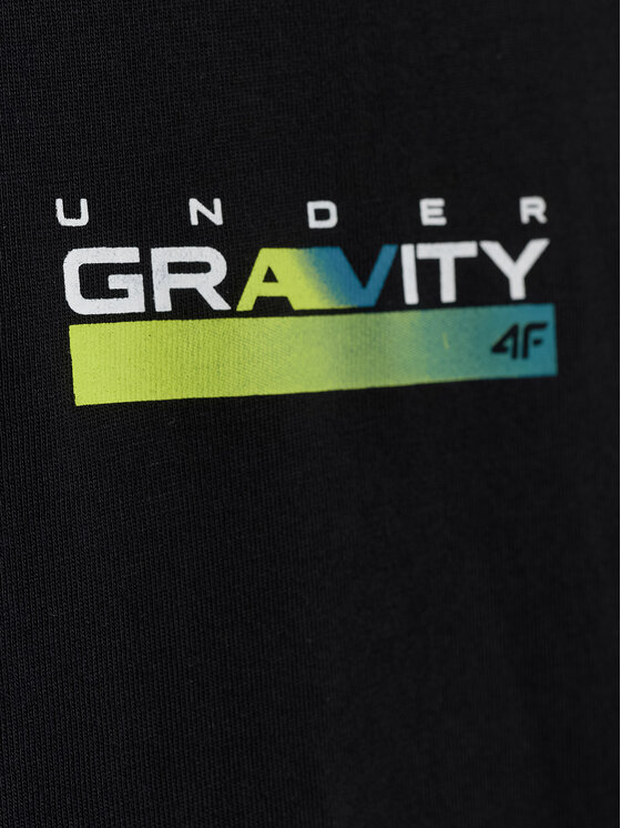 4F 4F T-Shirt IRON MODE Czarny Regular Fit