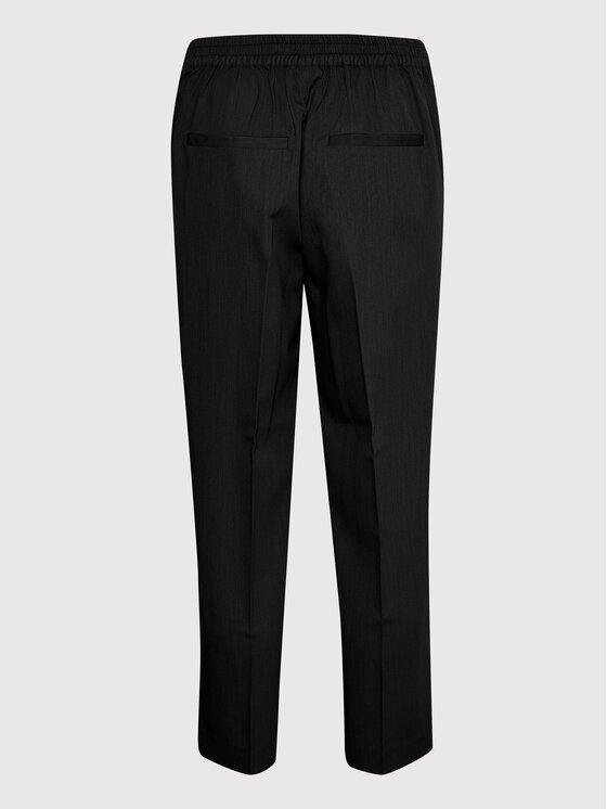 Kaffe Kaffe Hlače iz tkanine Sakura 10506127 Črna Relaxed Fit