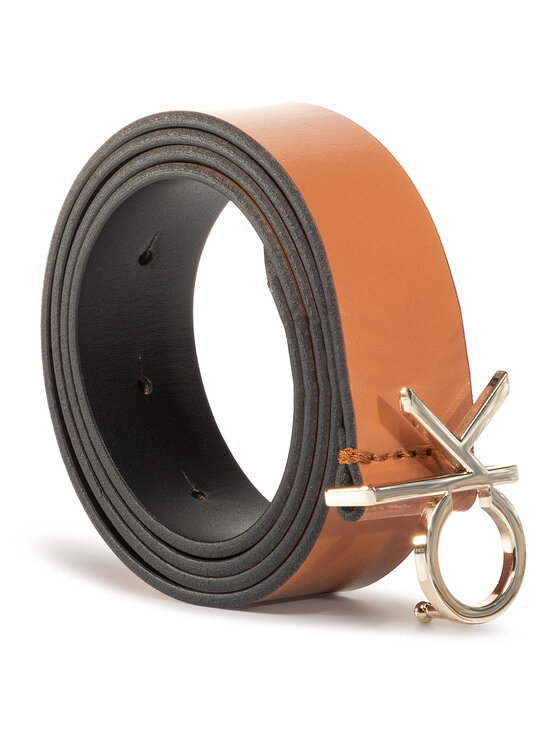 Calvin Klein Calvin Klein Дамски колан Ck Low Fix Belt 3.0 K60K606716 Кафяв