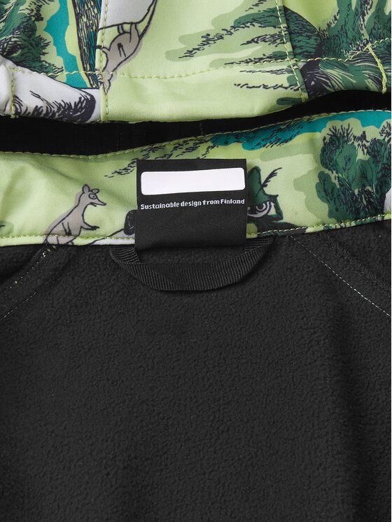 Reima Reima Softshell kezeslábas Moomin Mjosa 5100328C Zöld Regular Fit