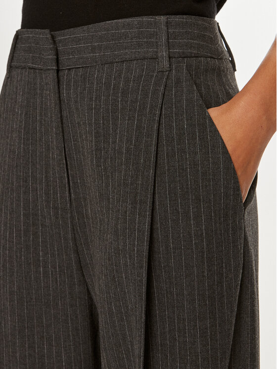 Marella Marella Pantaloni di tessuto Lodola 2423136311 Grigio Regular Fit