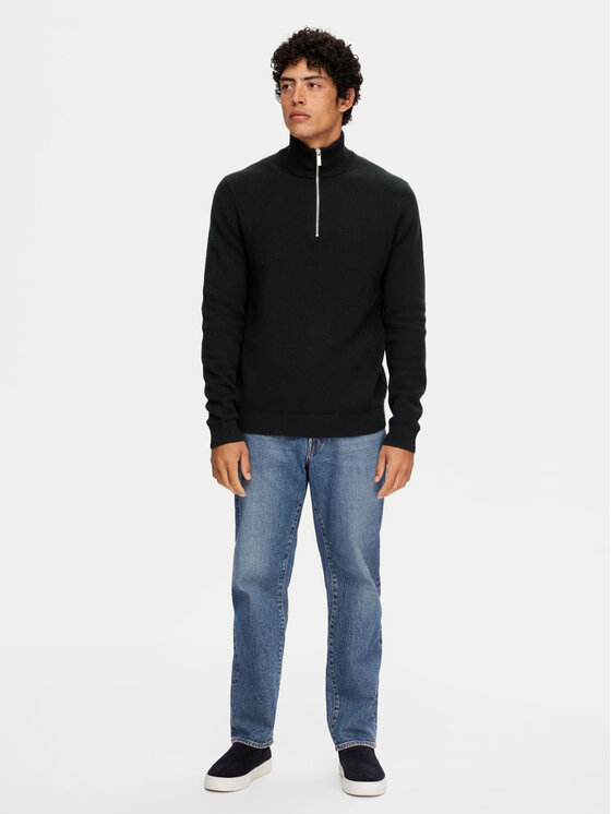 Selected Homme Selected Homme Πουλόβερ Dane 16092601 Μαύρο Regular Fit