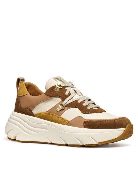 Geox Geox Sneakersy D Diamanta D36UFE 022BC C6507 Hnedá