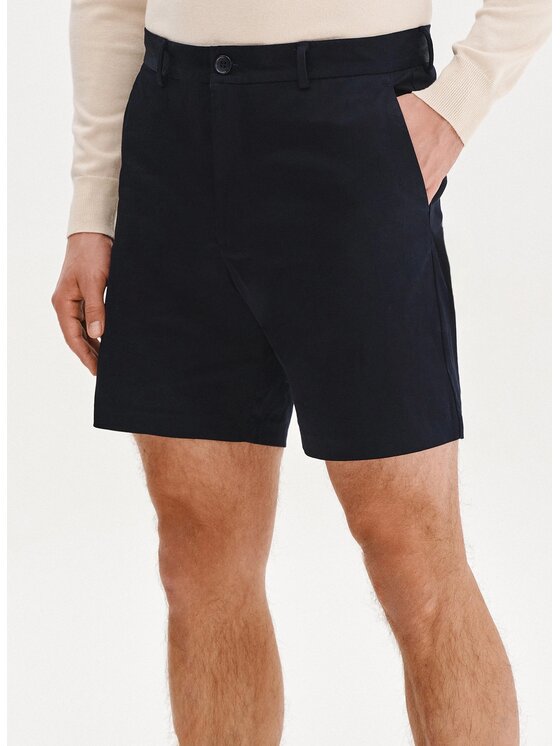 Pako Lorente Pako Lorente Szorty materiałowe P25SF-WS-006 Granatowy Regular Fit