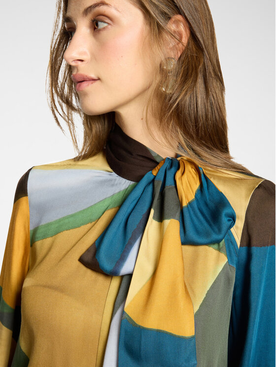 Elena Mirò Elena Mirò Blusa 2024Z200082N001 Giallo Over Fit