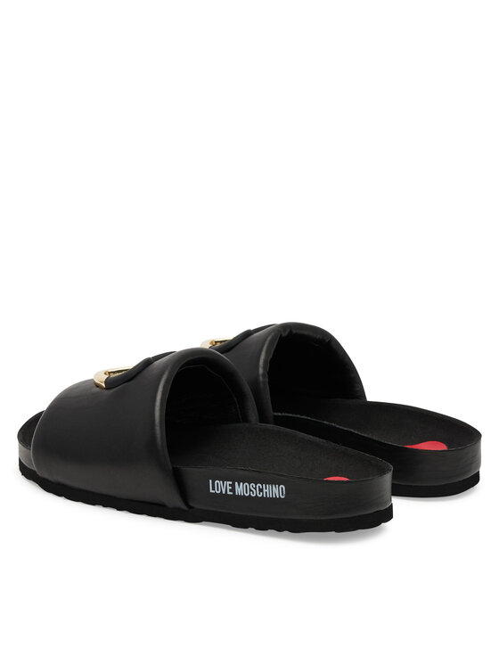 LOVE MOSCHINO LOVE MOSCHINO Şlapi JA28283G1MIE0000 Negru