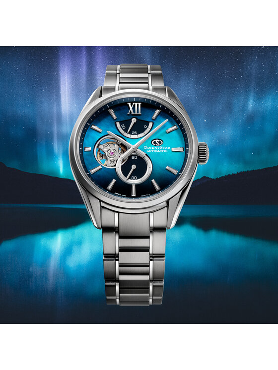 Orient Star Orient Star Zegarek RE-BY0004A00B Srebrny