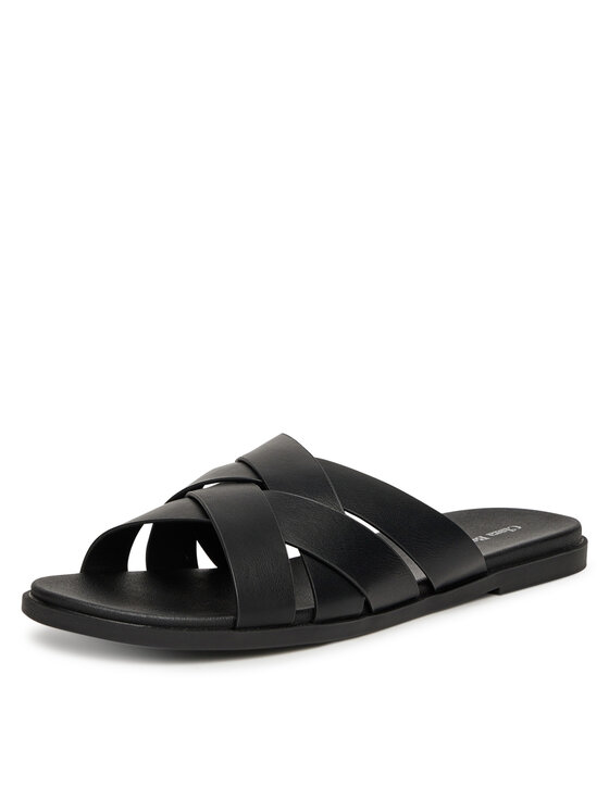Clara Barson Clara Barson Pantoletten WS2520-03 Schwarz