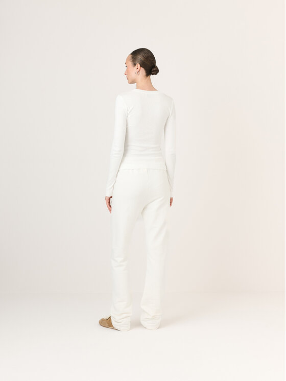 La Mania La Mania Spodnie dresowe RAF Biały Classic Fit
