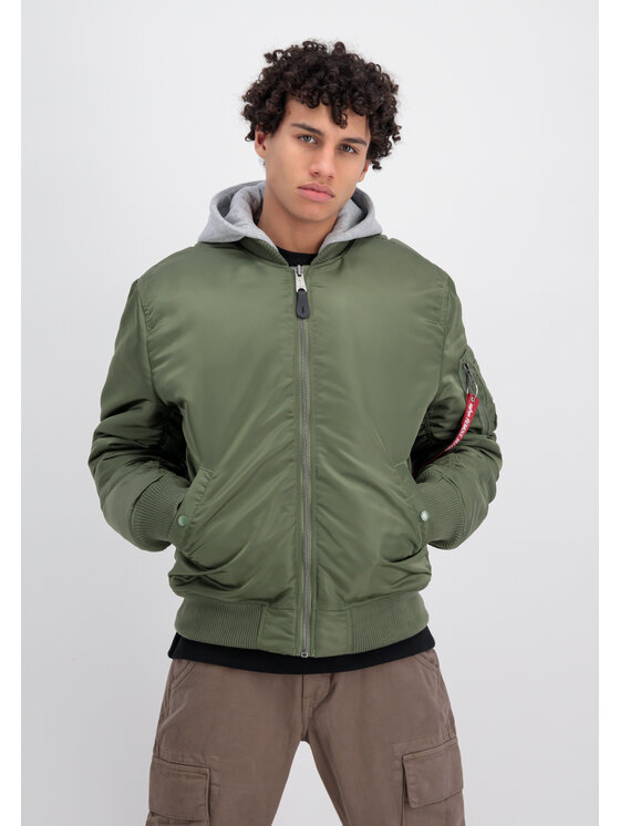 Alpha Industries Alpha Industries Bundy bomber AI.138105-01-XXL Zelená Vintage Fit