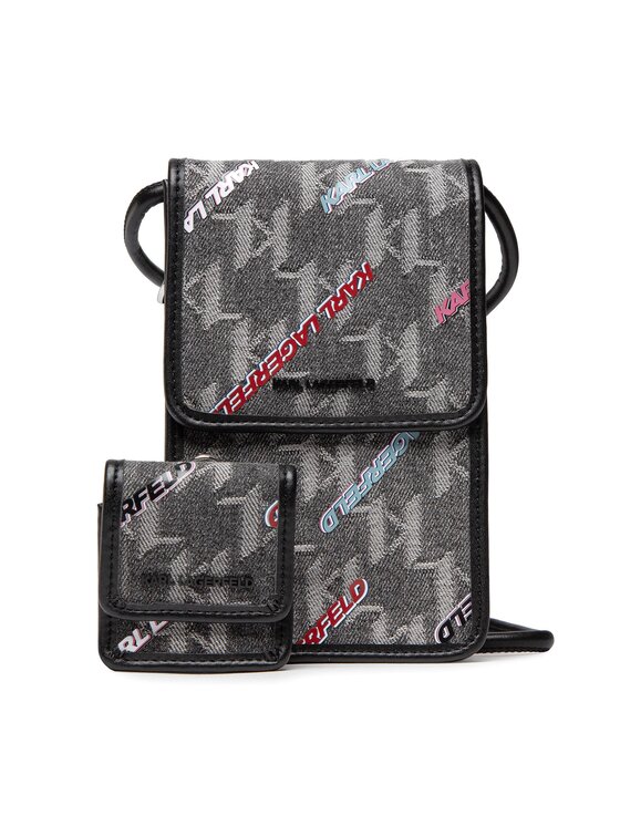 KARL LAGERFELD Borsa porta telefono 225W3219 Grigio, taglia : 00